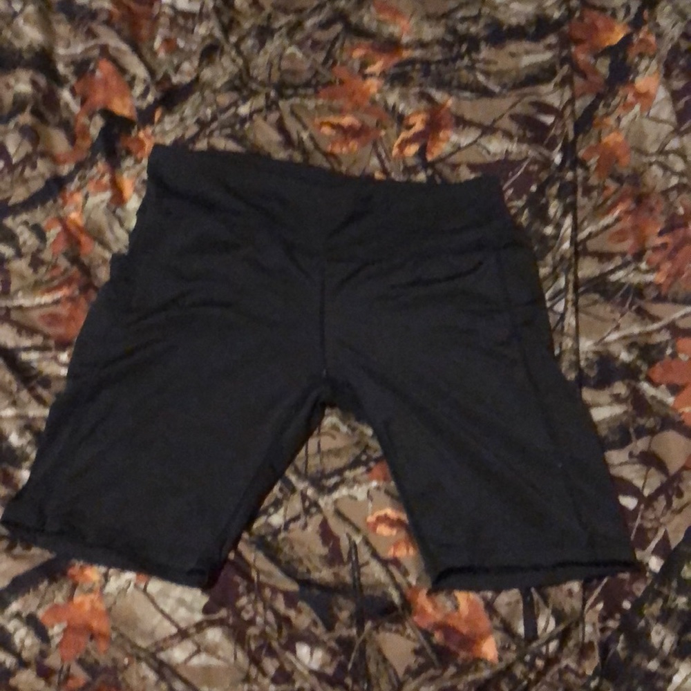 Black Stretchy Shorts